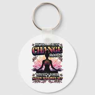 Funny Yoga Meditation Breathwork _7  Keychain