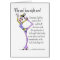 Funny Yoga Pose customizable card MUST SEE BACK