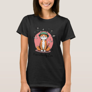 Funny Yoga Teacher Cat Classes T-Shirt