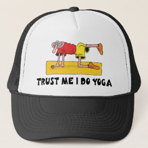 Funny Yoga Trucker Hat