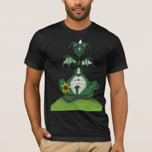 Funny Yogi Dragon Painting T-Shirt