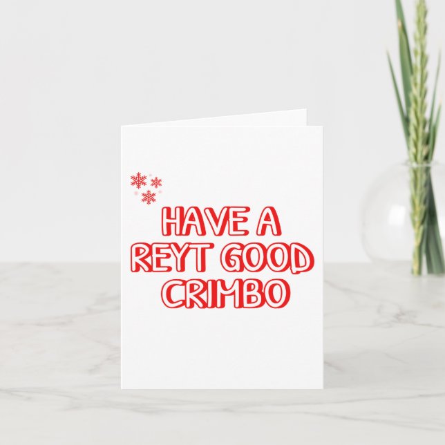 funny yorkshire christmas card (Front)