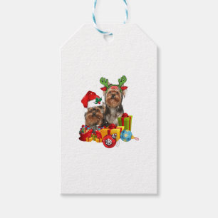 Funny Yorkshire Terrier christmas Gift Tags