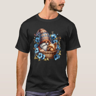Funny Yorkshire Terrier Garden Grandpa For Yorkie T-Shirt