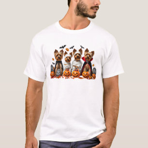 Funny Yorkshire Terrier Halloween Dog Lover T-Shirt