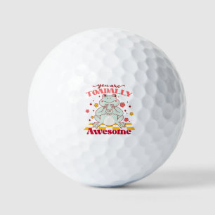 Funny You Are Awesome Pun Golf Balls