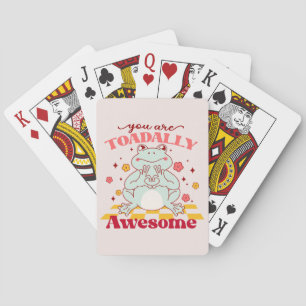 Funny You Are Awesome Pun Playing Cards