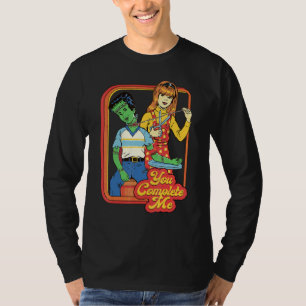Funny You Complete Me 90s 80s Horror Halloween T-Shirt