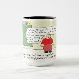 Funny Young Santa Mug