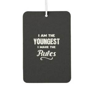 Funny Youngest Child Brother Family Matching Gift Air Freshener