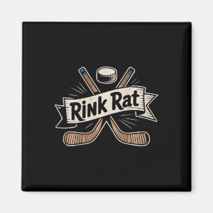 Funny Youth Ice Hockey Little Sister Brother Rink  Magnet