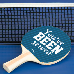 Funny You've been served Monogram Ping Pong Paddle