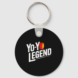 Funny Yoyo Player Legend Yo-yo Performer Keychain