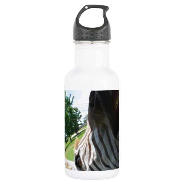 Funny Zebra 532 Ml Water Bottle (Front)