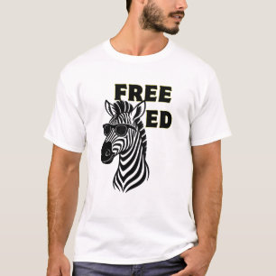 Funny Zebra Cute Safari Animal Wildlife Humour T-Shirt