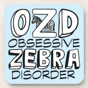 Funny Zebra Lover Coaster
