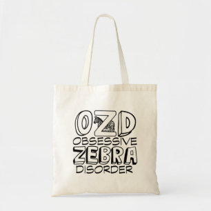 Funny Zebra Tote Bag