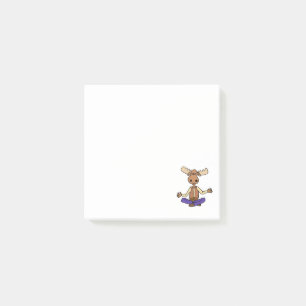 Funny Zen Moose Yoga and Meditation Post-it Notes