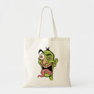 Funny Zombie Caricature for Tote Bag