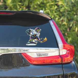 Funny Zombie Hockey Player Sports