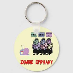 Funny zombie keychain