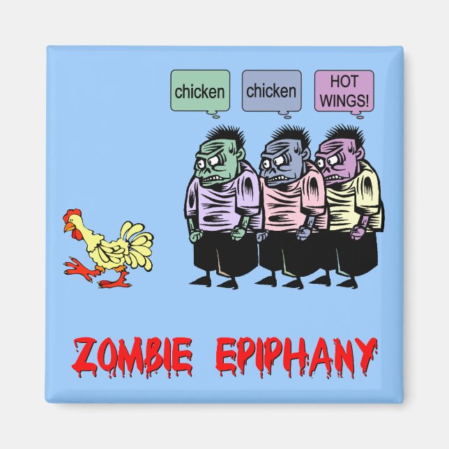 Funny zombie magnet (Front)