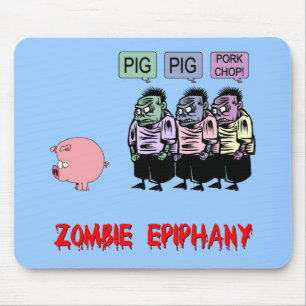 Funny zombie mouse pad