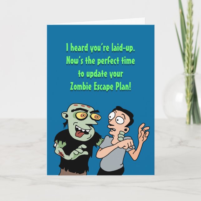 Funny Zombie obtenir la carte de bien (Devant)