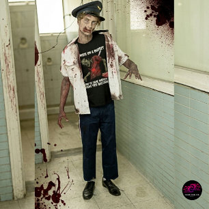 Funny Zombie On A Budget Halloween T-Shirt