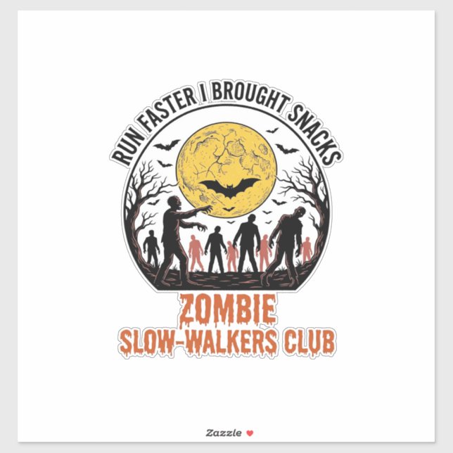 Funny Zombie Shirt with Engraved Moon and Dark Hum (Sheet)