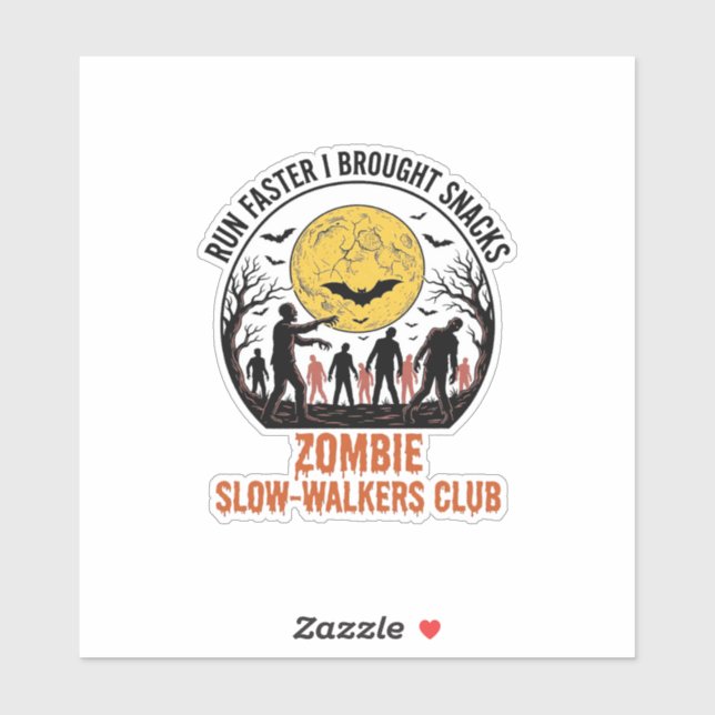 Funny Zombie Shirt with Engraved Moon and Dark Hum (Sheet)