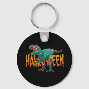 Funny Zombie T Rex - Halloween Costume Keychain