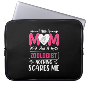 Funny Zoologist Mom, Zoologist Mom Laptop Sleeve