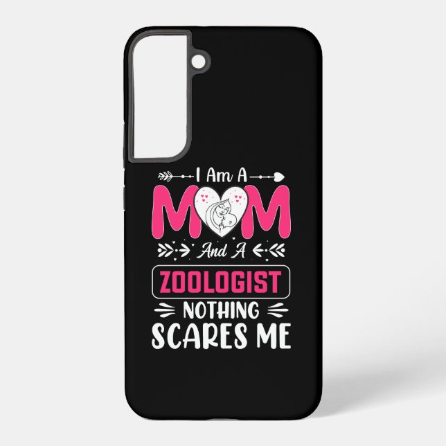 Funny Zoologist Mom, Zoologist Mom Samsung Galaxy S22+ Case (Back)