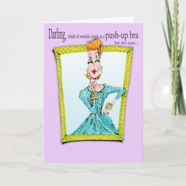 #funnybirthdaywoman, Funny women friendship card (Front)