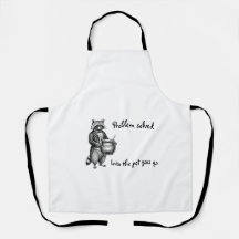 FunnyCooking Apron for Chefs All-Over Print Apron