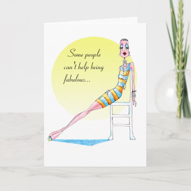 #Funnywomenbirthday #funnycardsforwomen Card (Front)