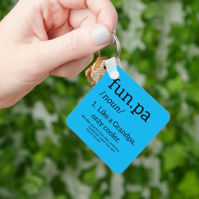 Funpa Like A Grandpa Only Cooler Keychain (Hand)