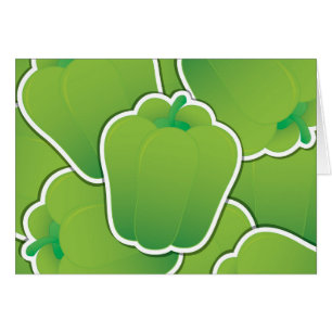 Funy green pepper