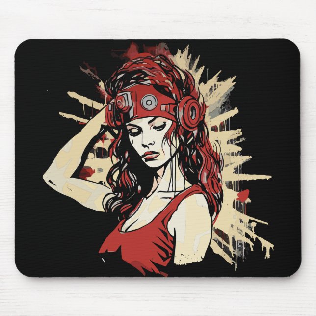 Funy mousse pads for Halloween party Mouse Pad (Front)