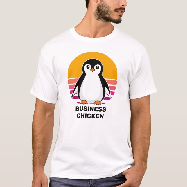 Funy Penguin Proper Animal Name T-Shirt (Front)