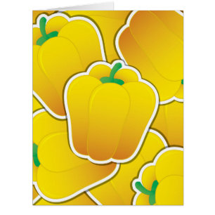 Funy yellow pepper