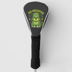 Fur-Ankenstein Funny Frankenstein Dog Halloween Golf Head Cover