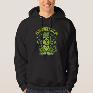 Fur-Ankenstein Funny Frankenstein Dog Halloween Hoodie