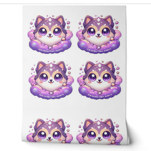 Fur Babies First Always Cute Kawaii Pet Lover Wallpaper