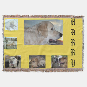 Fur Baby Collage Throw Blanket