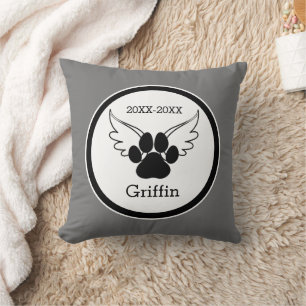 Fur baby Memorial Custom Throw Pillow