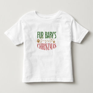Fur Baby's first Christmas - Christmas Pet T-shirt