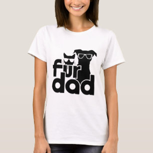 Fur Dad Funny Fathers Day Shirts Cat And Dog Lover