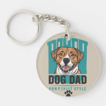 Fur Dad Keychain